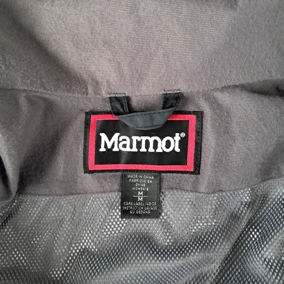 Marmot Womens Double Zipper Hooded Ski Snowboard Jacket Size Medium - Picture 9 of 12